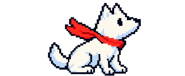 Agila Pixel Dog Mascot